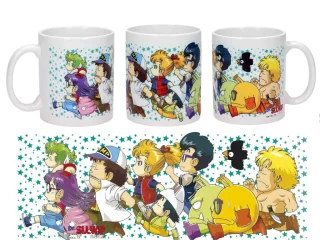 Dr. Slump mug Characters Running